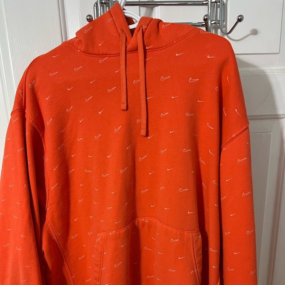 Mens XXL orange Nike hoodie
